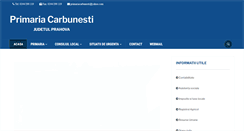 Desktop Screenshot of primaria-carbunesti.ro