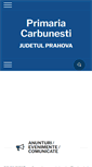 Mobile Screenshot of primaria-carbunesti.ro